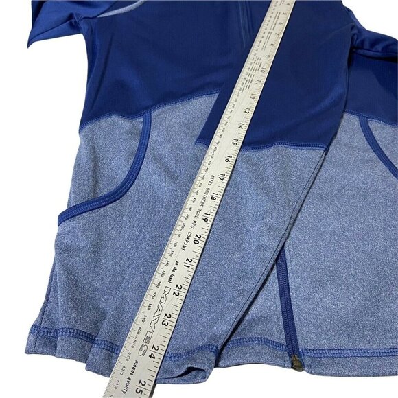 The North Face Jacket Women's Size Small Blue Colorblock Zip Front Pockets EUC - Picture 4 of 9